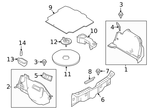 Interior Trim - Rear Body for 2020 Toyota Yaris #0