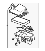 L3BT13320 - : Air Cleaner Assembly for Mazda: CX-7 Image