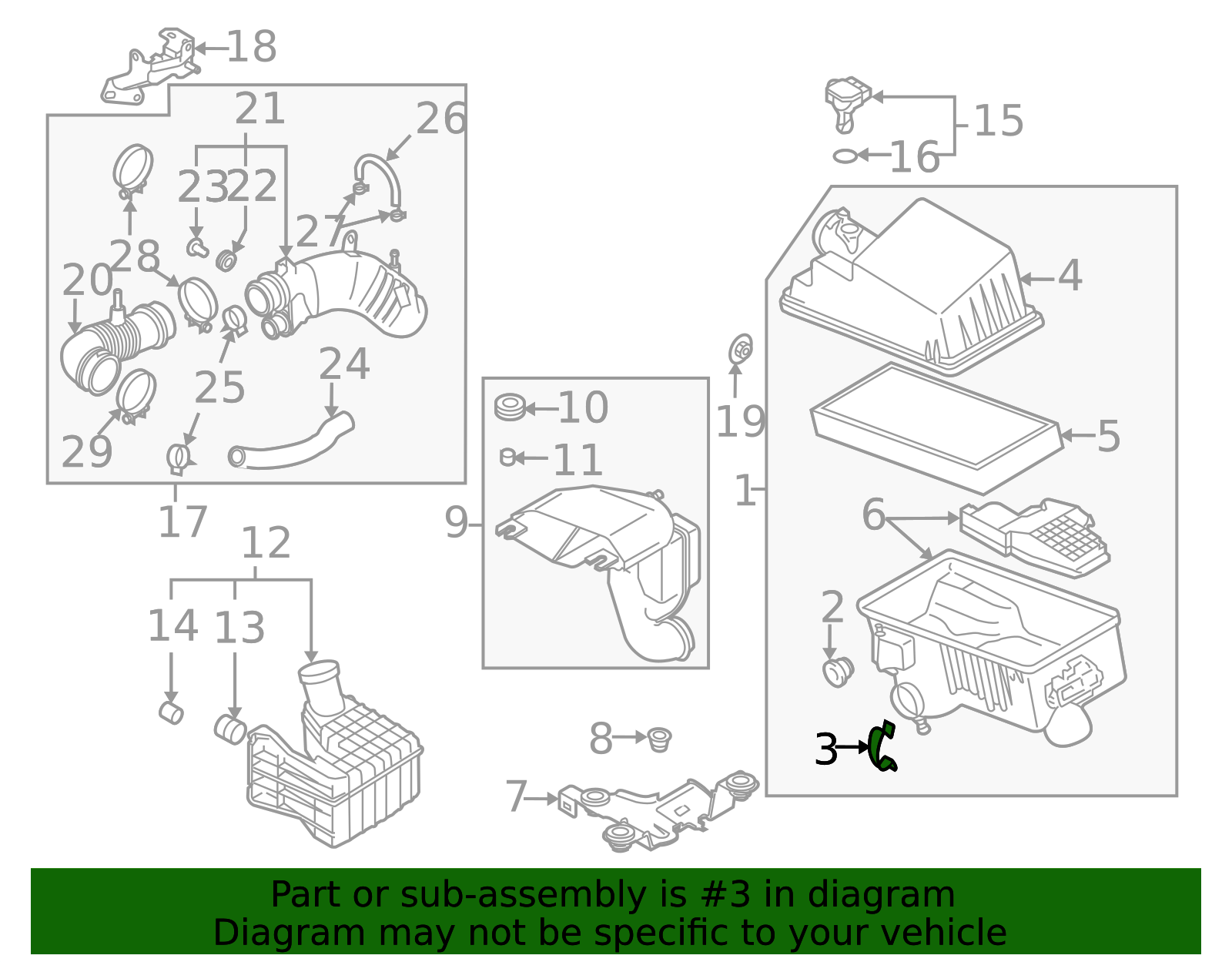 L813-13-Z27 - Air Cleaner Assembly Clip - 2006-2009 Mazda | Mazda