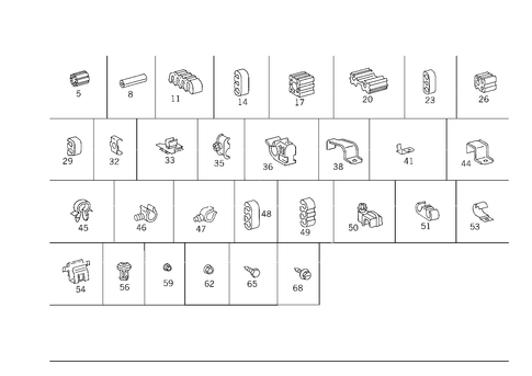 Hydraulic Line Mounting Parts for 1993 Mercedes-Benz 500SEL #0