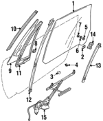 8352680F00 - : Door Glass Cushion for Suzuki Image