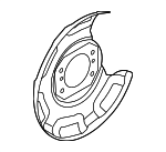 583903X100 - Brakes: Backing Plate for Kia: Forte, Forte Koup, Forte5 Image