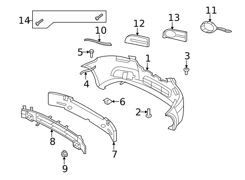 Bumper & Components - Front for 2010 Chevrolet Aveo #0