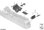 51165A86B08 - : Cup Holder, Center Console for BMW Image
