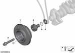 11237853850 - Engine: Vibration Damper for BMW Image