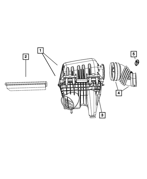 Air Cleaner for 2008 Dodge Grand Caravan #0