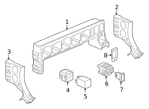 Electrical Components for 2012 Porsche Boxster #1