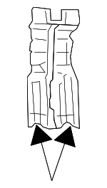 1DP861D5AA - Body: Seat Latch Cover for Dodge: Ram 1500, Ram 2500, Ram 3500 Image