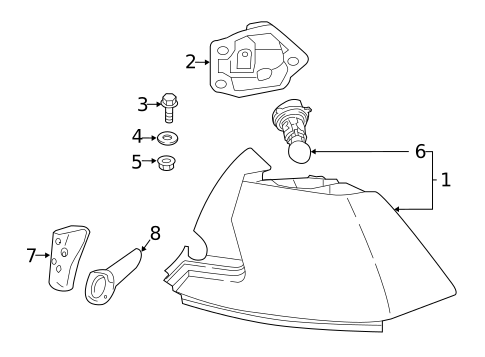 Bulbs - Chassis for 2019 Volvo S90 #1