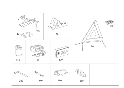 Tools and Accessories for 2008 Mercedes-Benz C350 #0