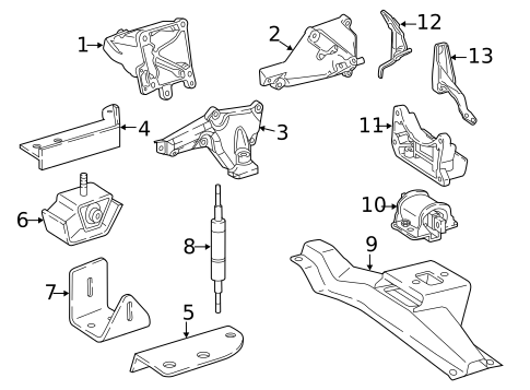 Engine & Trans Mounting for 2015 Mercedes-Benz G63 AMG #0