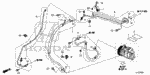 80360T2FA00 - Body/Air Conditioning: CLAMP A, AIR CONDITIONER PIPE for Honda Image