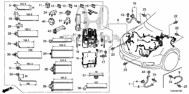 Wire Harness (1) for 2017 Honda Accord #0