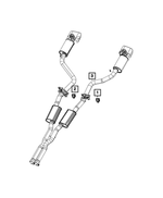 68505893AA - Electrical: Exhaust Valve Actuator, Right Side for Mopar Image image