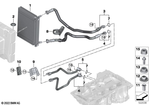 17228836796 - : Engine Oil Cooler Line Return Part 1 for BMW Image