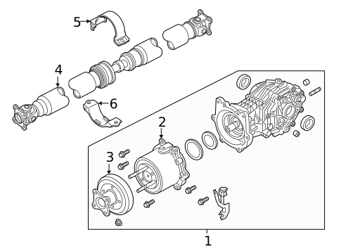 Axle & Differential for 2018 INFINITI QX60 #0