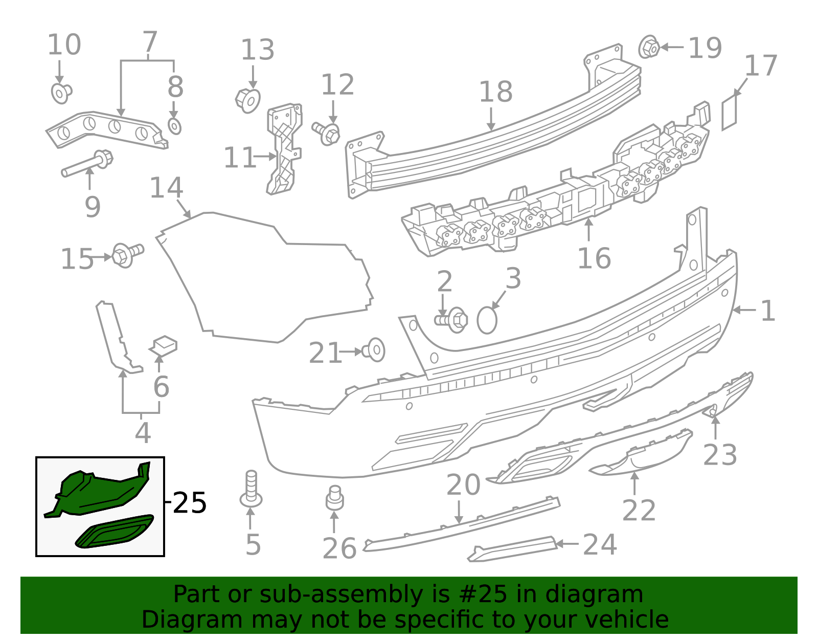 2020-2025 Cadillac XT5 Exhaust Tail Pipe Heat Sleeve