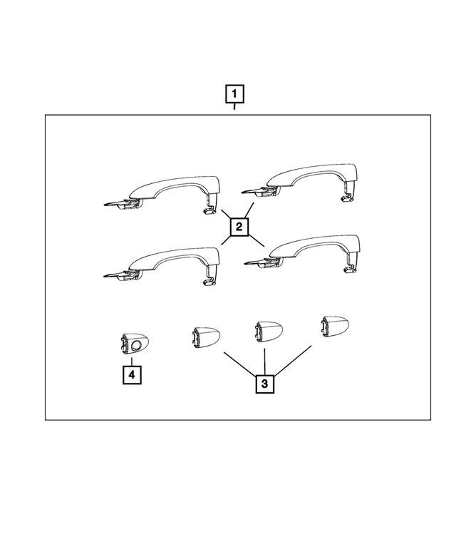 « 68093247AD – Mopar Accessories - Component Parts : Poignée Couvercle, Côtés Droit Et Gauche pour Mopar Image »