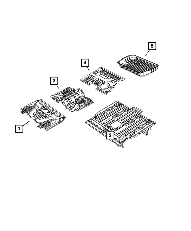 68227602AB - Body Sheet Metal Except Doors: Floor Pan for Mopar Image image