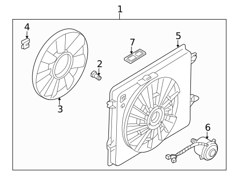 Cooling Fan for 2002 Nissan Quest #0