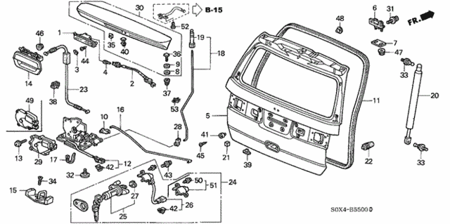 Tailgate for 2004 Honda Odyssey #0