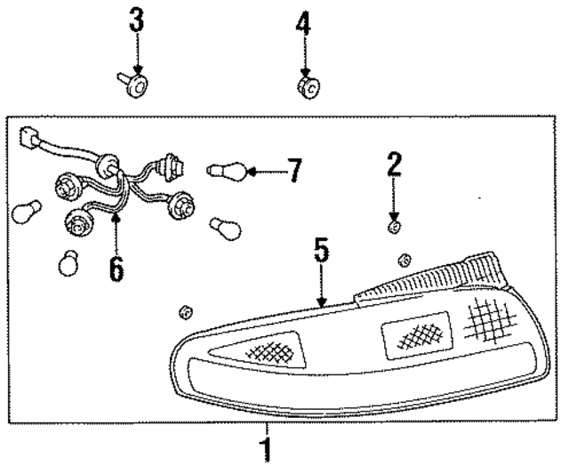 815502B370 - : Tail Lamp Assembly for Toyota Image