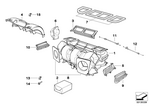 64118363800 - Heater and Air Conditioning: Sealing Frame for BMW Image