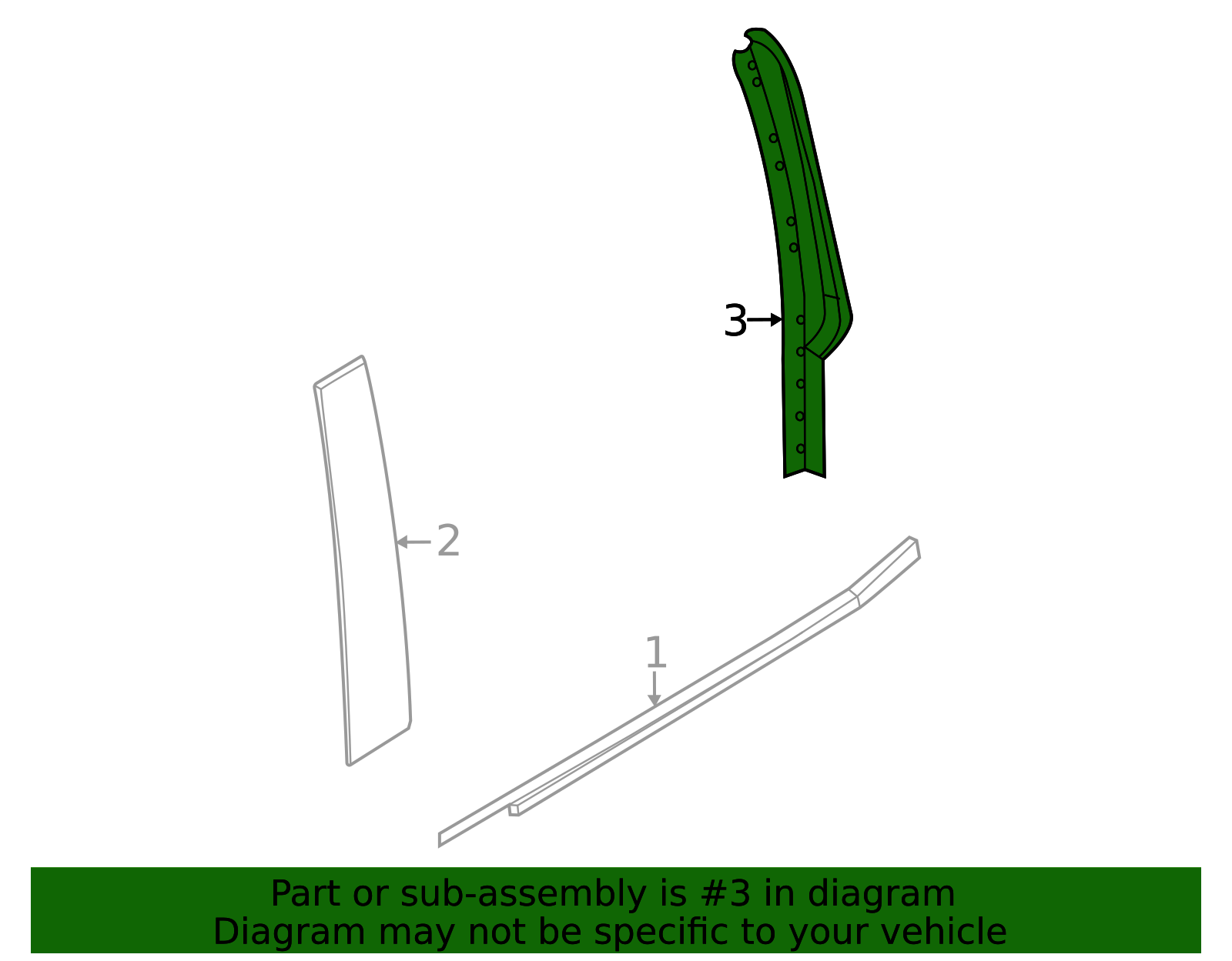 NZ6Z-60255A63-A - Door Applique 2022-2026 Ford Maverick | Ford
