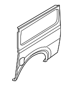760371PA0F - Body: Rear Outer Panel for Nissan: NV1500, NV2500, NV3500 Image