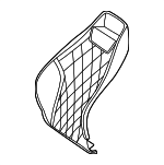 23291061069E38 - Body: Seat Back Cover for Mercedes-Benz Image