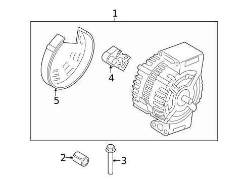 Alternator for 2015 Volvo V60 #0