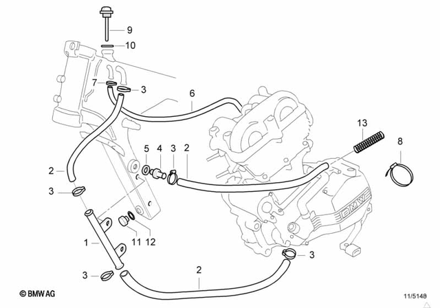 11422345020 - Engine: Oil Strainer -  for BMW-Motorrad Image