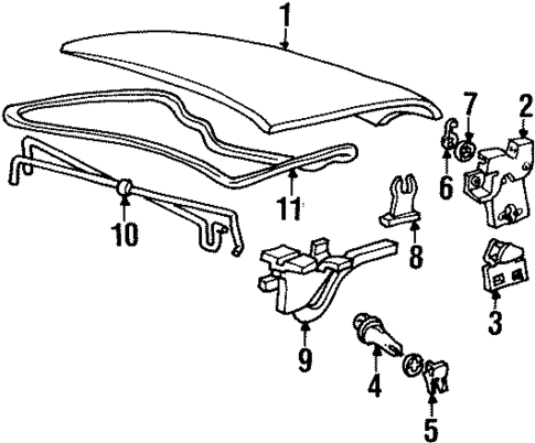 Trunk Lid for 2002 Ford Crown Victoria #0
