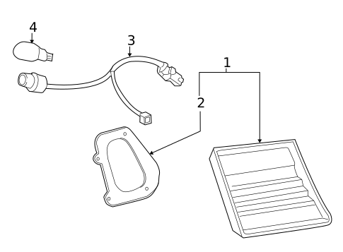 Tail Lamps for 2010 Lexus LS600h #1