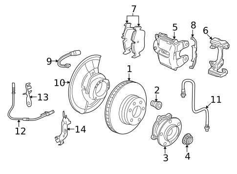 Brake Components for 2017 BMW X6 #0