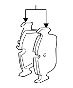 34116857096 - Brakes: Brake Pads for BMW Image