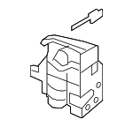 3B1837016CG - Body: Door Latch Assembly for Volkswagen: Beetle, GTI, Jetta, R32, Rabbit Image