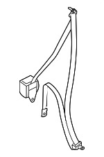 86885JA38B - Electrical: Belt &amp; Retractor for Nissan Image