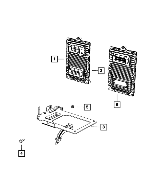 68082660AA - Electrical: Engine Control Module Bracket for Mopar Image