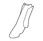 LR049120 - : Lower Pillar Trim for Land-Rover Image