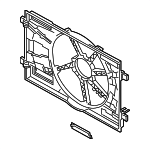 5Q0121205AN - Cooling System: Fan Shroud for Audi: A3, A3 Quattro, S3, TT Quattro, TTS Quattro Image