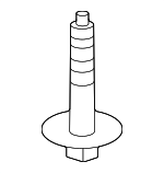 90002PXH000 - Electrical: Lower Bracket Lower Bolt for Honda Image