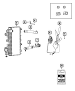68069568AA - Cooling: Isolator Kit for Mopar Image