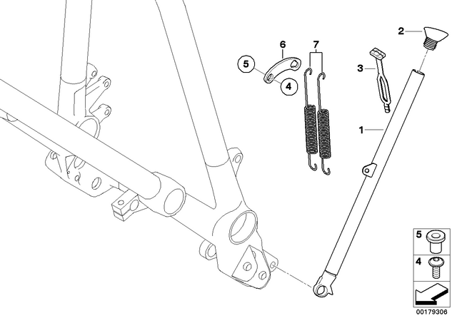 46537713659 - : Tension Spring            for BMW-Motorrad Image