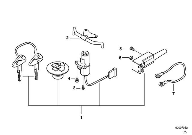 51257696912 - : Set Of Locks              for BMW-Motorrad Image