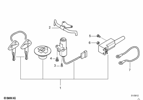 Locks for 1997 BMW-Motorrad F 650 ST #2