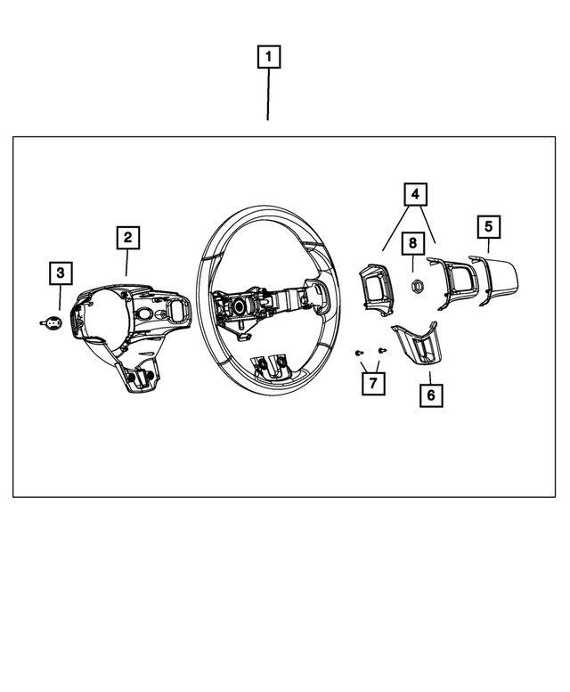 1TL38DX9AH - : Steering Wheel for Mopar Image