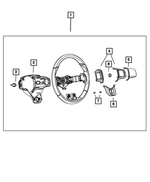 1TL38DX9AH - Steering: Steering Wheel for Dodge: Dart Image