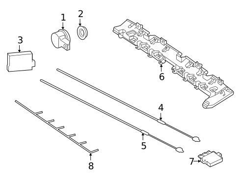 Electrical Components for 2024 Mercedes-Benz E450 #9
