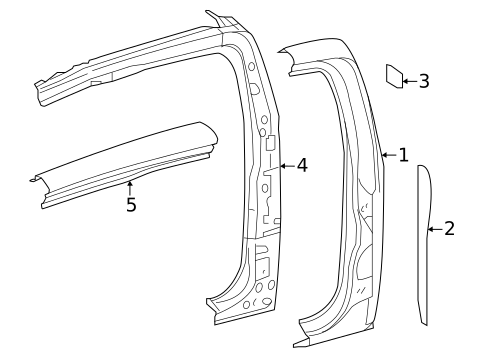 Side Panel & Components for 2020 Toyota Tacoma #0